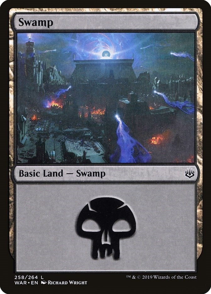 Image for Swamp (258) (258) (WAR) - Magic: The Gathering