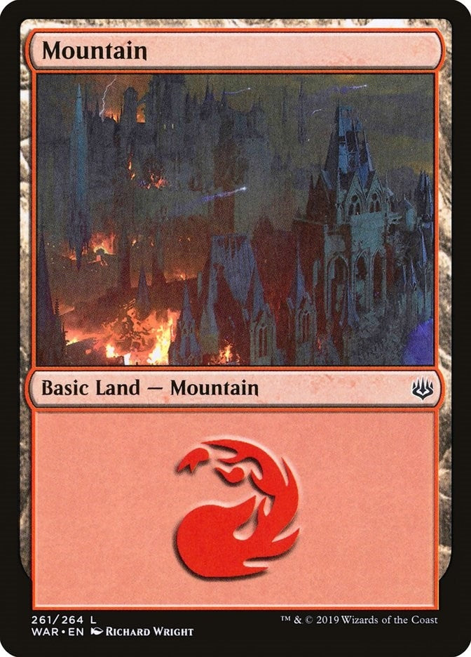 Image for Mountain (261) (261) (WAR) - Magic: The Gathering