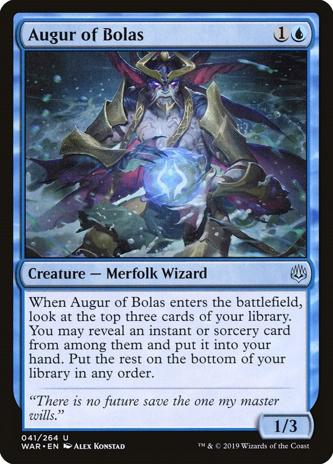 Image for Augur of Bolas (41) (WAR) - Magic: The Gathering