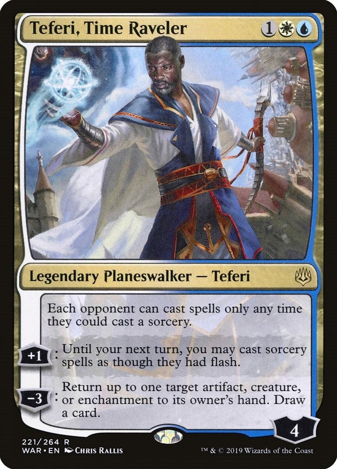 Image for Teferi, Time Raveler (221) (WAR) - Magic: The Gathering