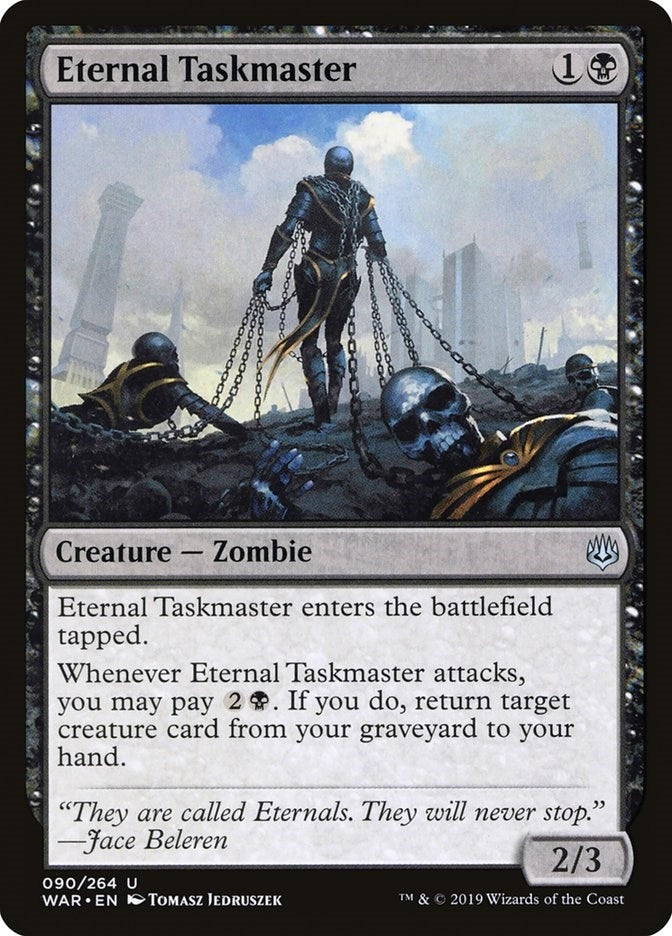 Image for Eternal Taskmaster (90) (WAR) - Magic: The Gathering