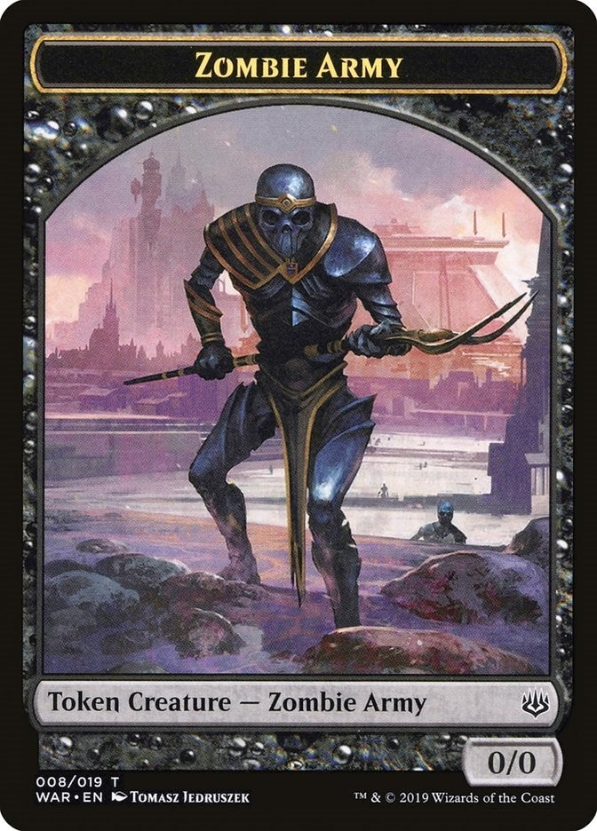 Image for Zombie Army Token (008) (8) (WAR) - Magic: The Gathering