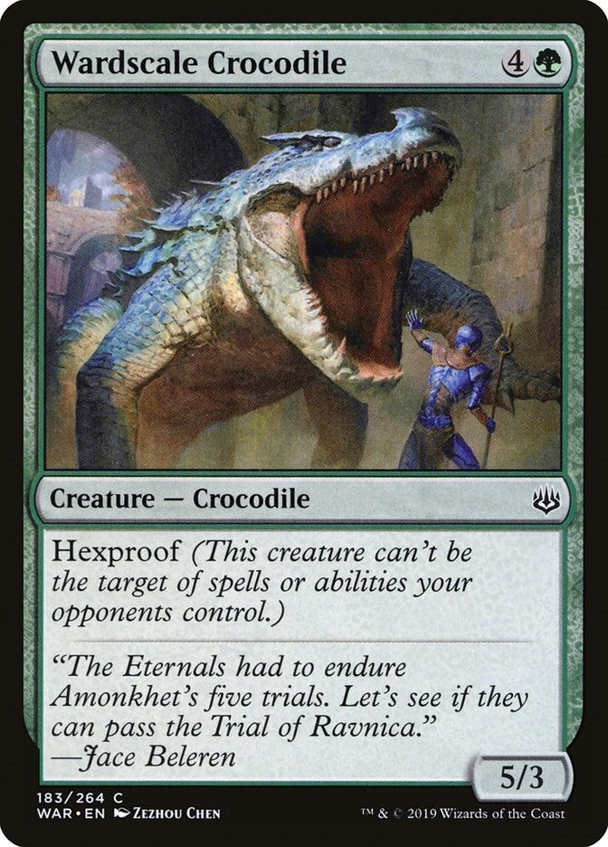 Image for Wardscale Crocodile (183) (WAR) - Magic: The Gathering