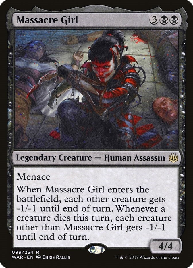 Image for Massacre Girl (99) (WAR) - Magic: The Gathering