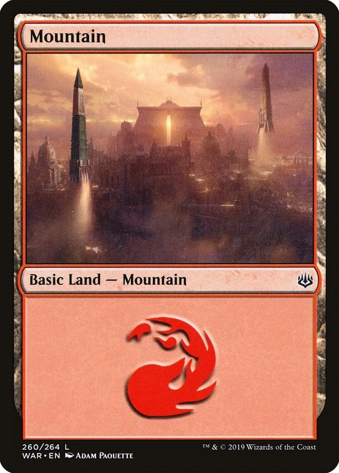 Image for Mountain (260) (260) (WAR) - Magic: The Gathering