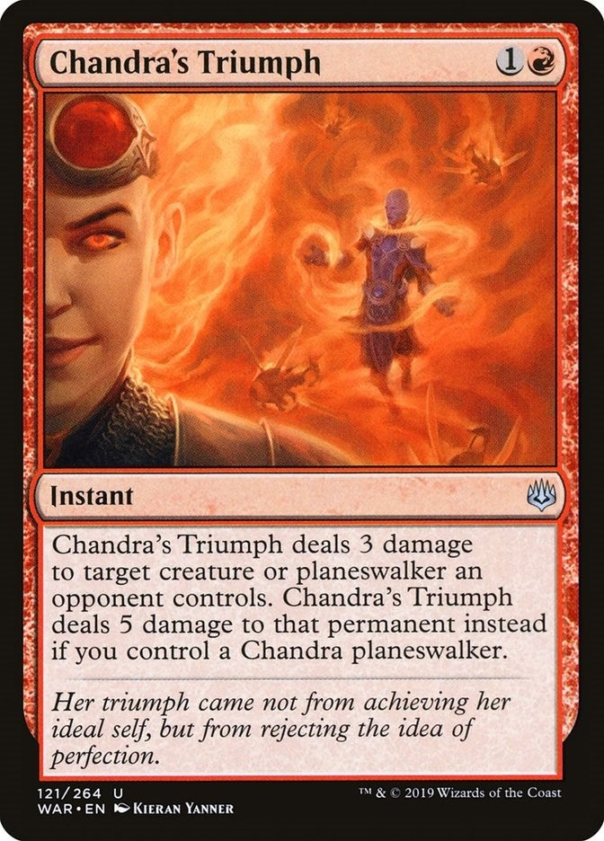 Image for Chandra's Triumph (121) (WAR) - Magic: The Gathering