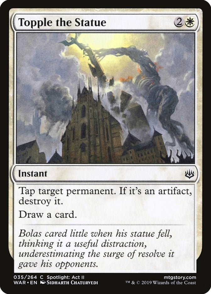 Image for Topple the Statue (35) (WAR) - Magic: The Gathering