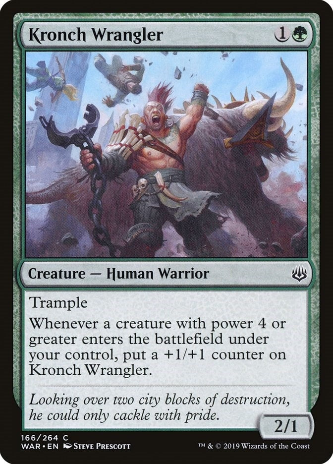Image for Kronch Wrangler (166) (WAR) - Magic: The Gathering