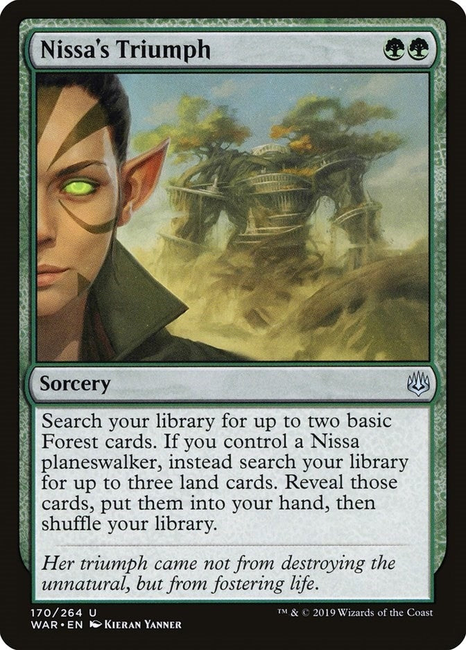 Image for Nissa's Triumph (170) (WAR) - Magic: The Gathering