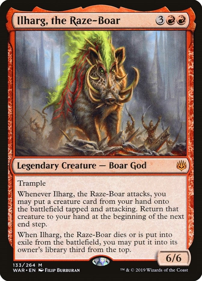 Image for Ilharg, the Raze-Boar (133) (WAR) - Magic: The Gathering