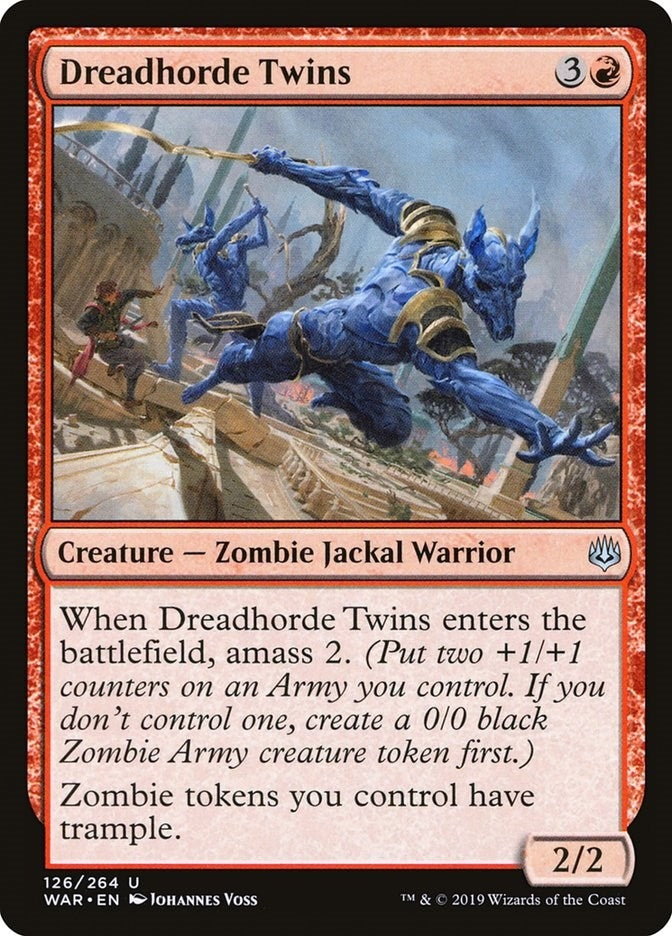 Image for Dreadhorde Twins (126) (WAR) - Magic: The Gathering