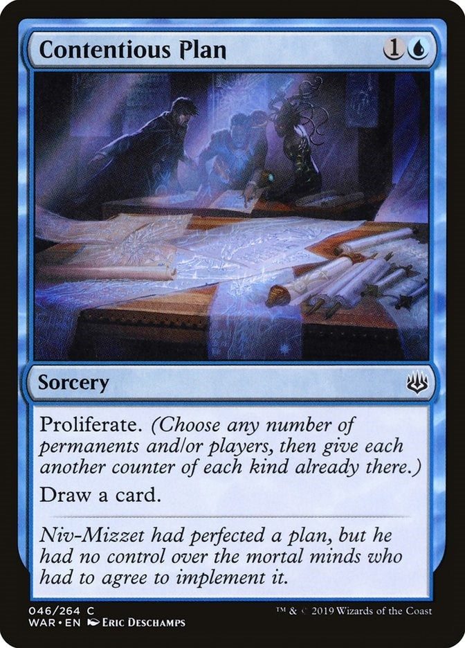 Image for Contentious Plan (46) (WAR) - Magic: The Gathering