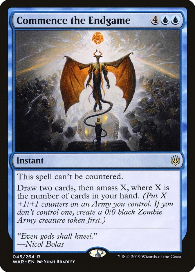 Image for Commence the Endgame (45) (WAR) - Magic: The Gathering