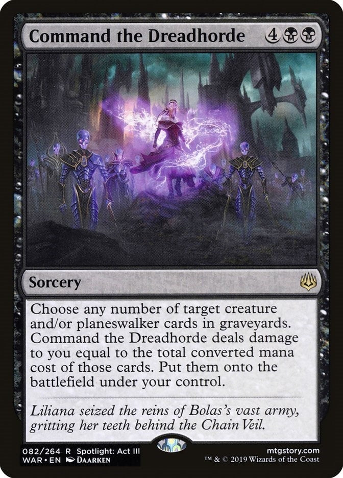 Image for Command the Dreadhorde (82) (WAR) - Magic: The Gathering
