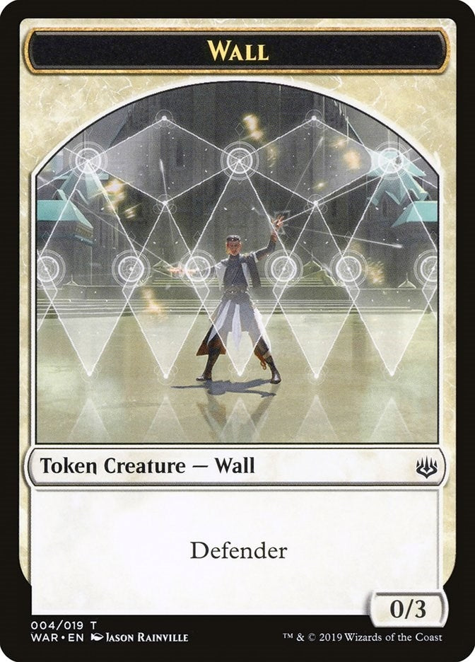 Image for Wall Token (4) (WAR) - Magic: The Gathering