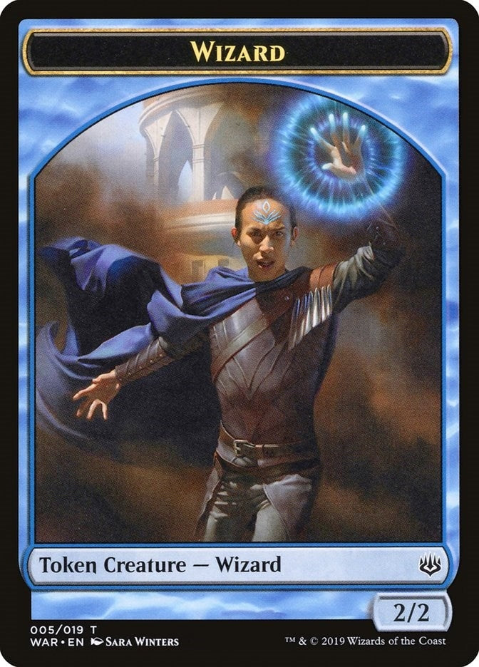 Image for Wizard Token (5) (WAR) - Magic: The Gathering