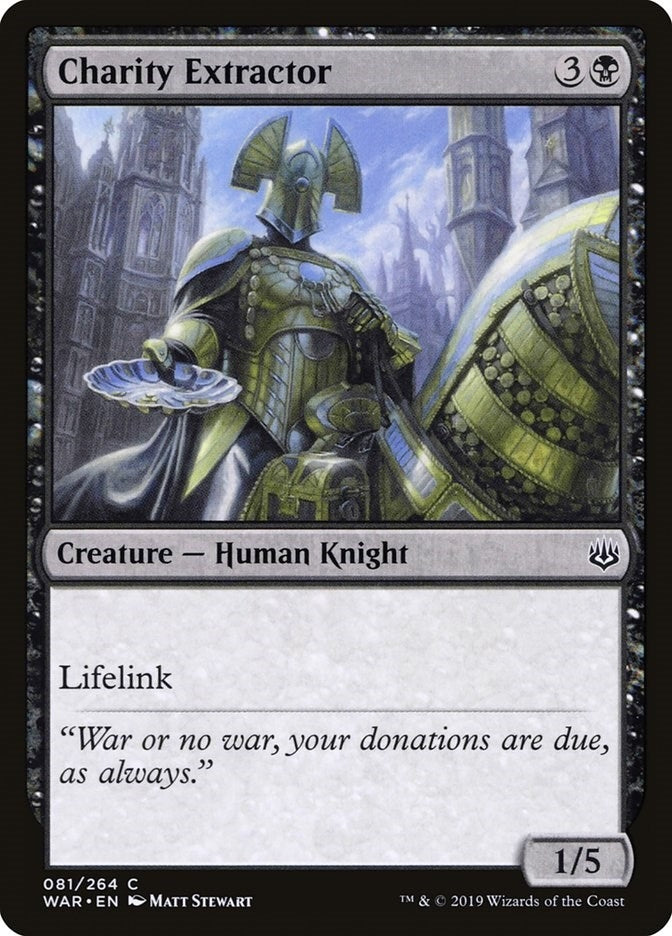Image for Charity Extractor (81) (WAR) - Magic: The Gathering