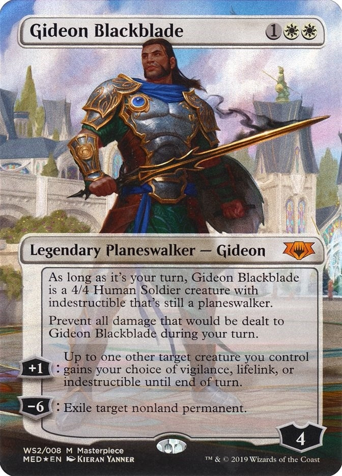 Image for Gideon Blackblade (WS2) (MED3) - Magic: The Gathering