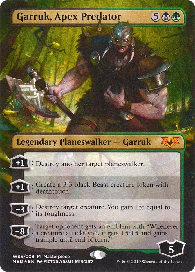 Image for Garruk, Apex Predator (WS5) (MED3) - Magic: The Gathering