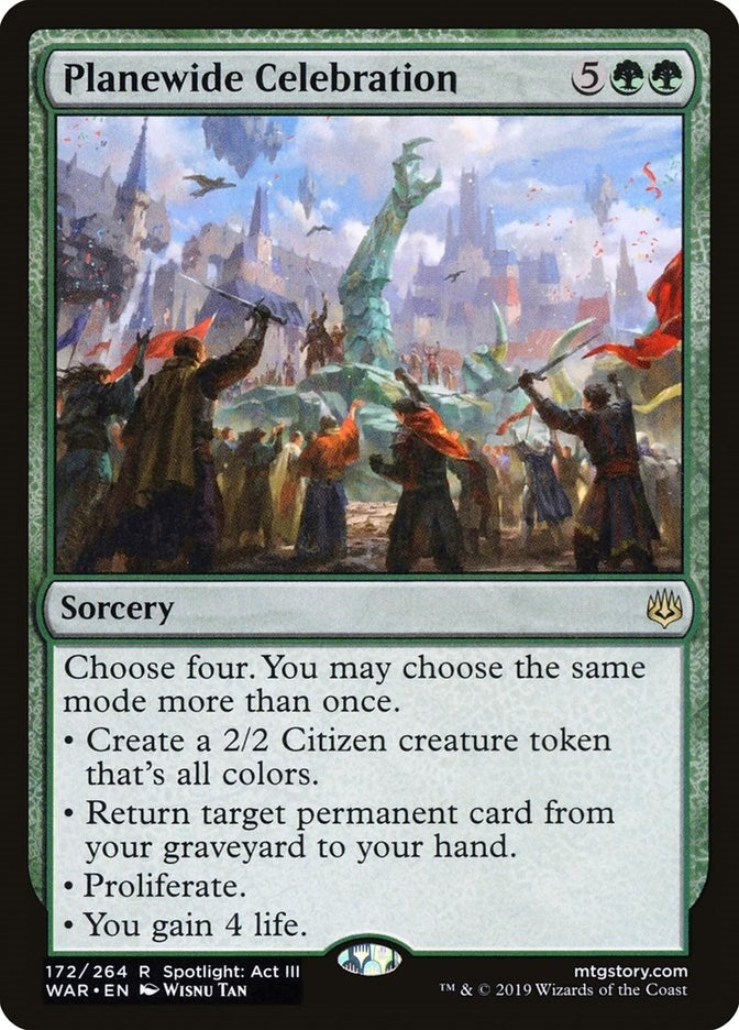 Image for Planewide Celebration (172) (WAR) - Magic: The Gathering
