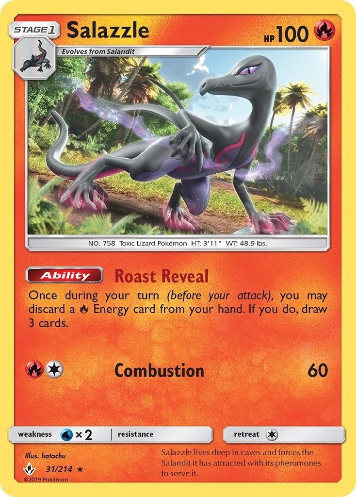 Salazzle (31/214) (SM10)