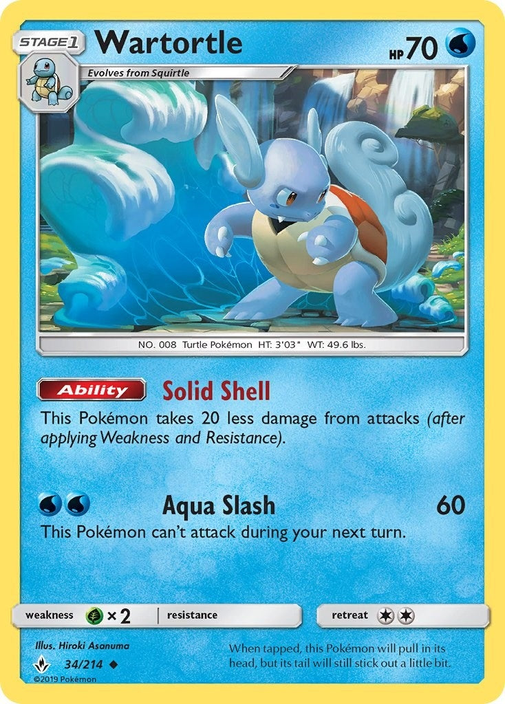 Wartortle (34/214) (SM10)