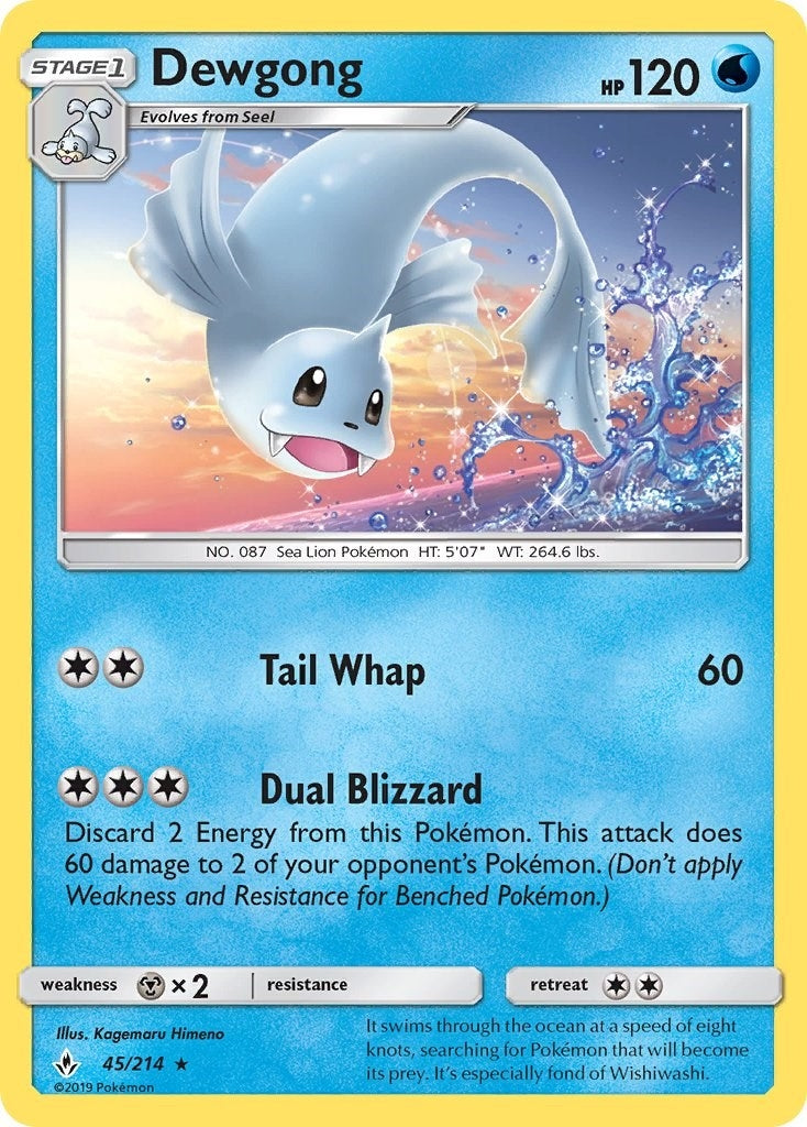Dewgong (45/214) (SM10)