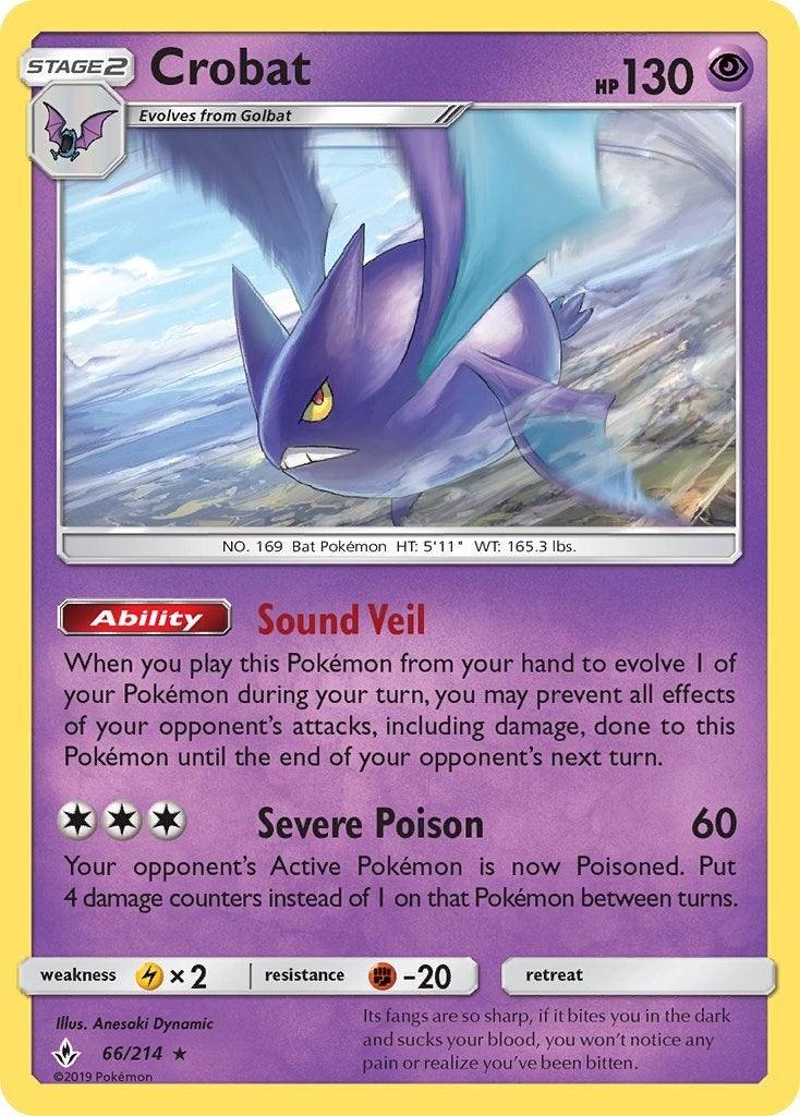 Crobat (66/214) (SM10)