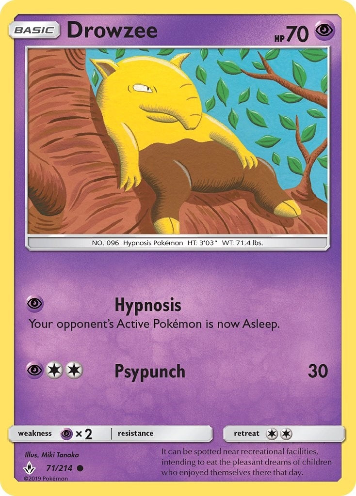 Drowzee (71/214) (SM10)
