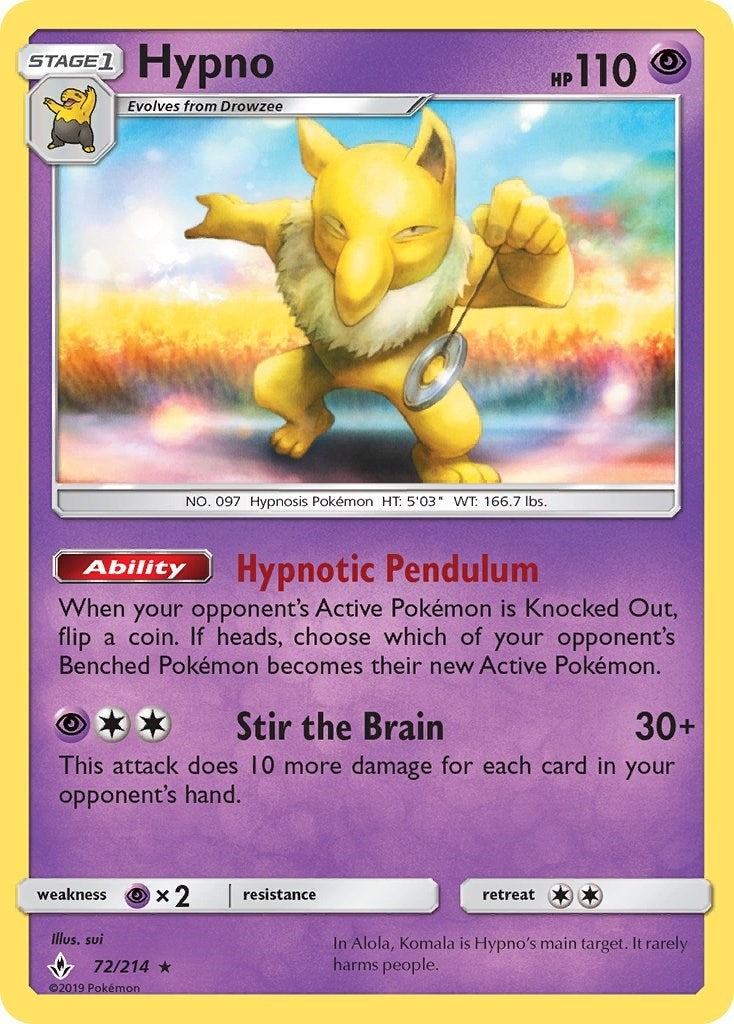 Hypno (72/214) (SM10)