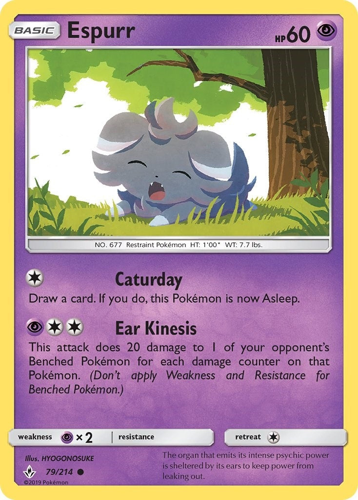 Espurr (79/214) (SM10)