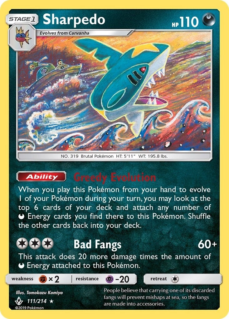 Sharpedo (111/214) (SM10)