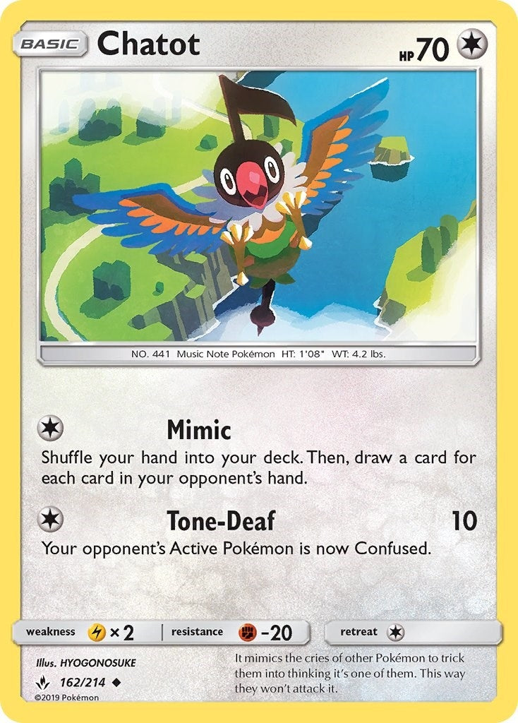 Chatot (162/214) (SM10)