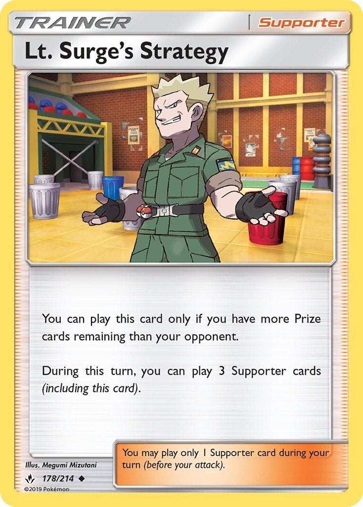 Lt. Surge's Strategy (178/214) (SM10)