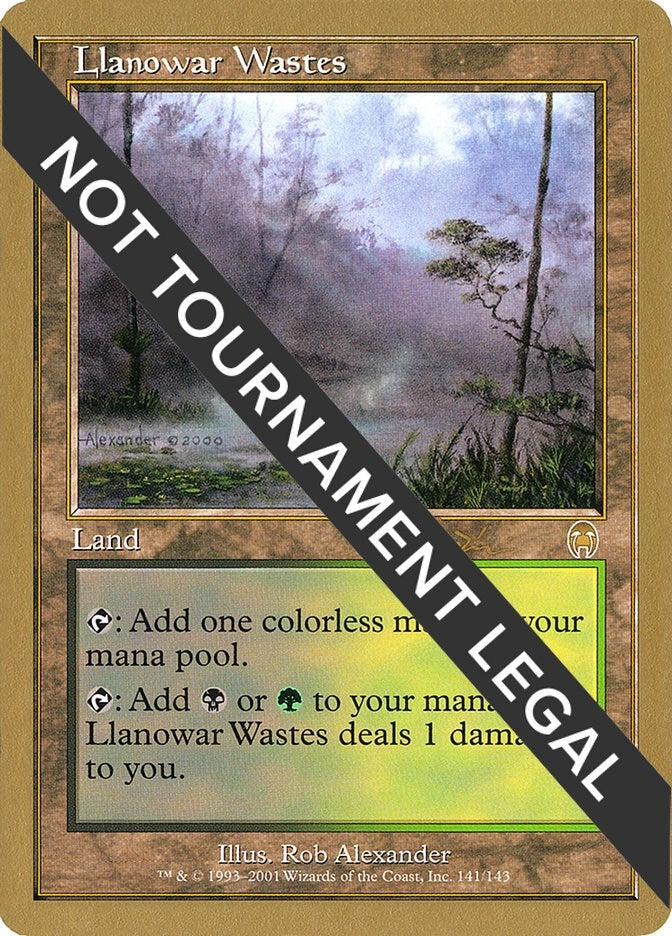 Image for Llanowar Wastes - 2001 Jan Tomcani (APC) (WCD) - Magic: The Gathering
