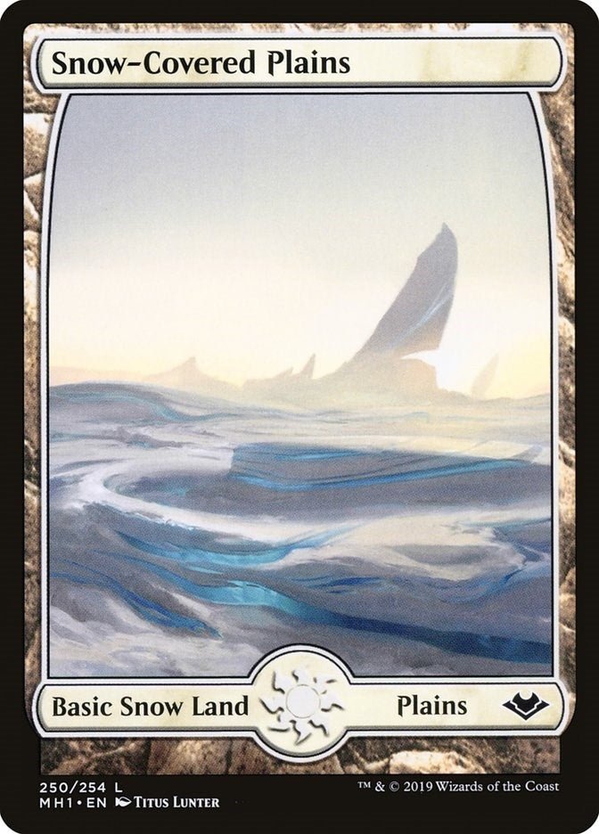 Image for Snow-Covered Plains (250) (MH1) - Magic: The Gathering