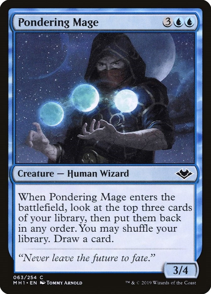 Image for Pondering Mage (63) (MH1) - Magic: The Gathering