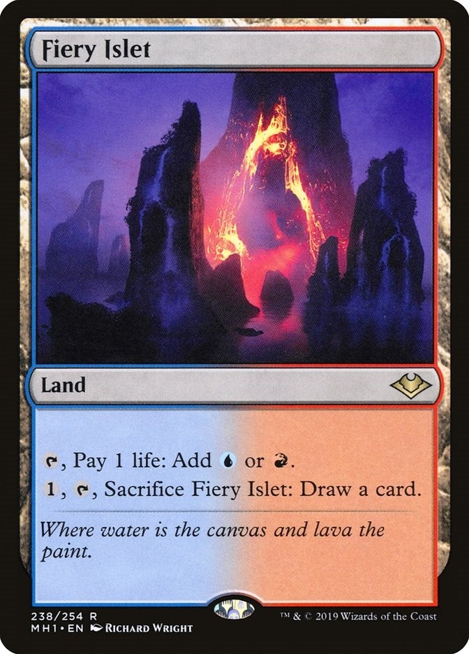 Image for Fiery Islet (238) (MH1) - Magic: The Gathering
