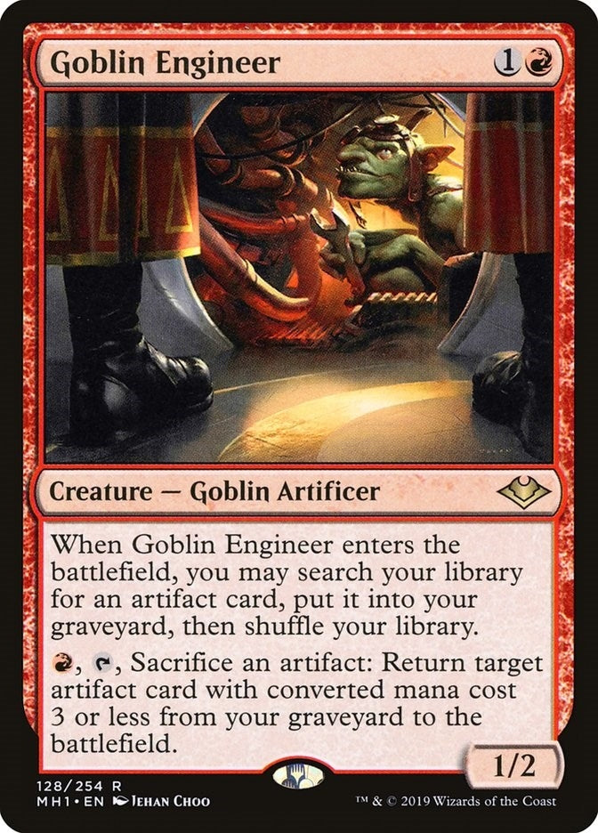 Image for Goblin Engineer (128) (MH1) - Magic: The Gathering