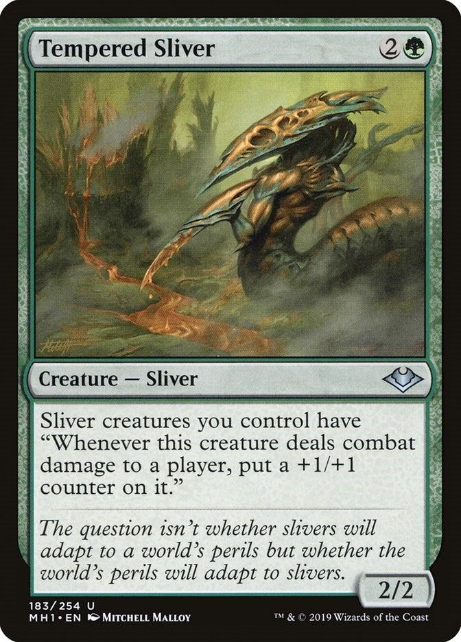 Image for Tempered Sliver (183) (MH1) - Magic: The Gathering