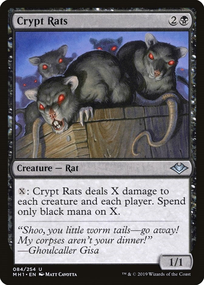 Image for Crypt Rats (84) (MH1) - Magic: The Gathering