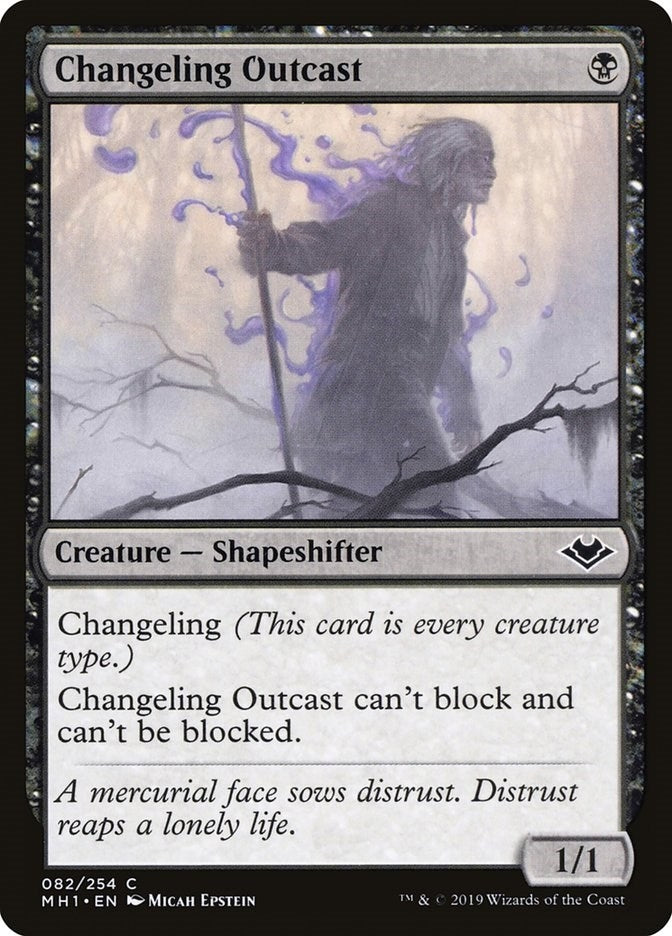 Image for Changeling Outcast (82) (MH1) - Magic: The Gathering
