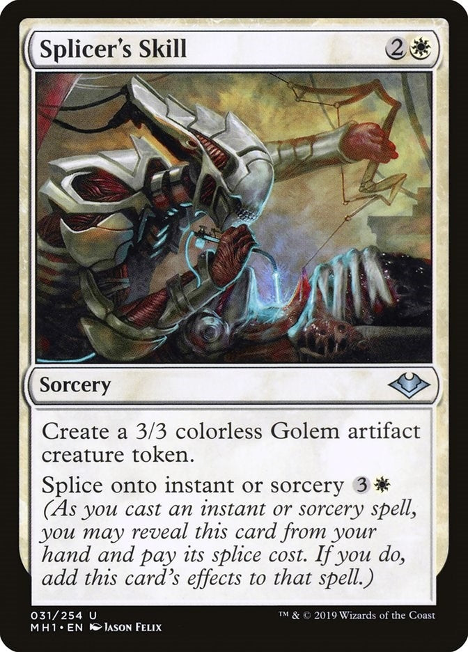 Image for Splicer's Skill (31) (MH1) - Magic: The Gathering