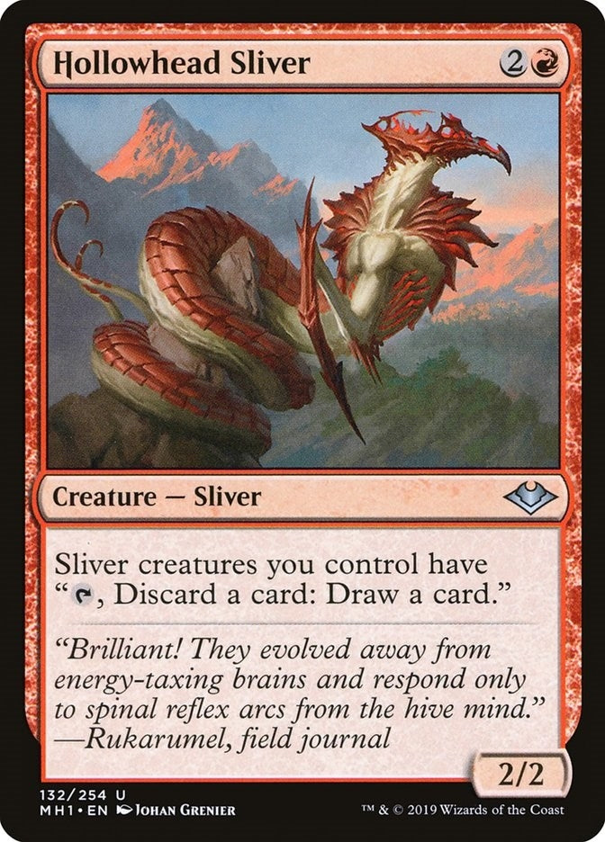 Image for Hollowhead Sliver (132) (MH1) - Magic: The Gathering