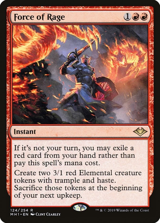 Image for Force of Rage (124) (MH1) - Magic: The Gathering