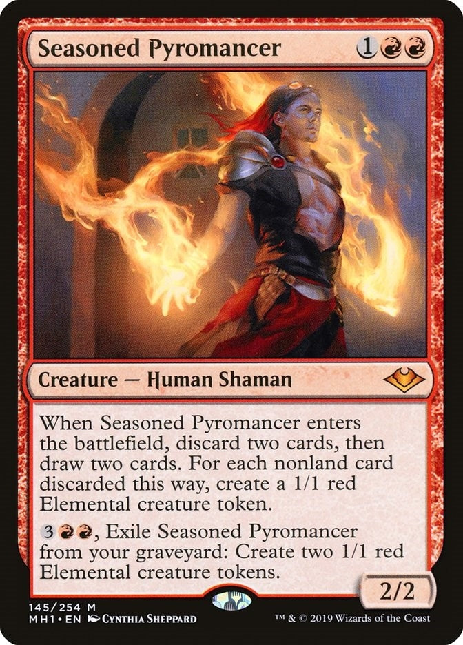 Image for Seasoned Pyromancer (145) (MH1) - Magic: The Gathering