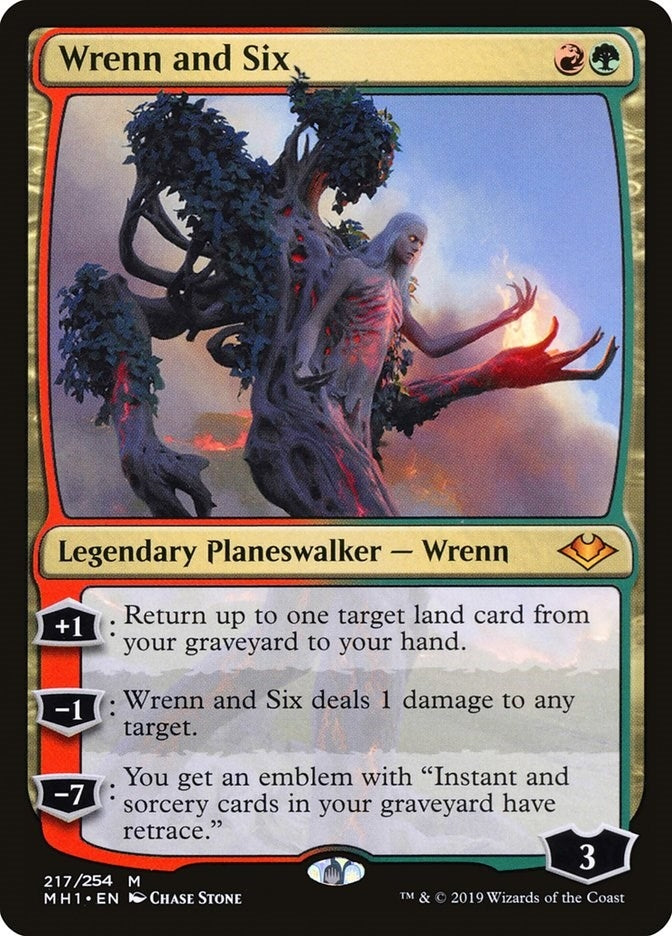 Image for Wrenn and Six (217) (MH1) - Magic: The Gathering