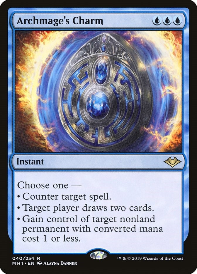 Image for Archmage's Charm (40) (MH1) - Magic: The Gathering