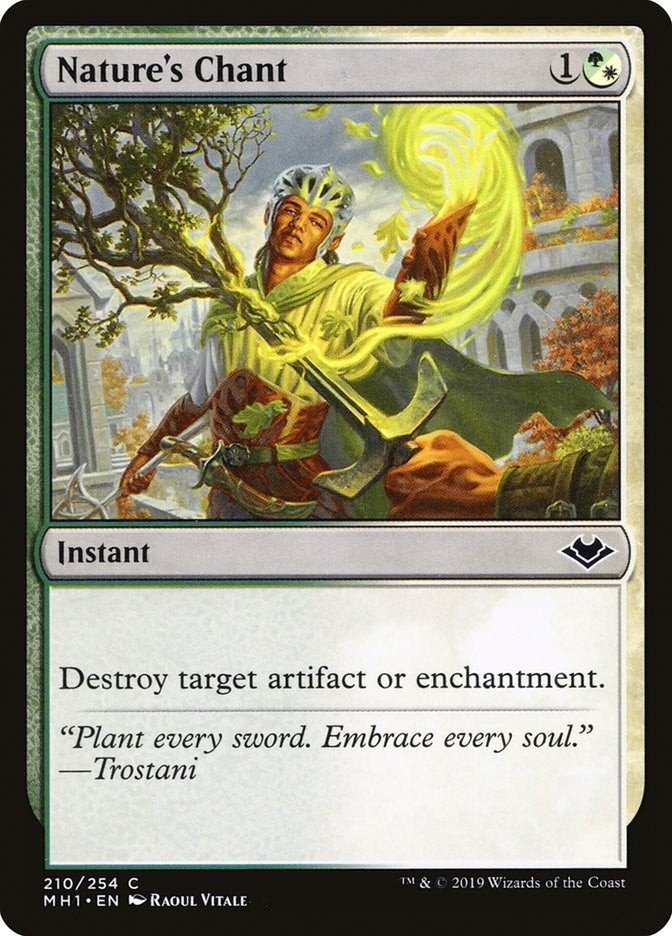 Image for Nature's Chant (210) (MH1) - Magic: The Gathering