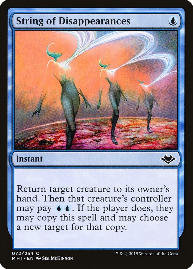Image for String of Disappearances (72) (MH1) - Magic: The Gathering